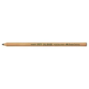 CRAYON PITT OIL BASE NOIR TRÈS TENDRE "FABER CASTELL" REF: 112601