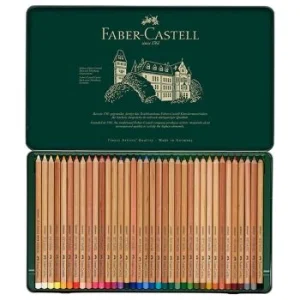 CRAYON PITT PASTEL BOITE METALLIQUE DE 36 "FABER CASTELL" REF: 112136