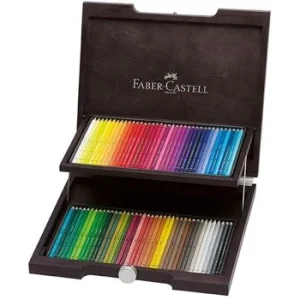 CRAYONS COULEUR ALBRECHT DÜRER COFFRET EN BOIS DE 72 "FABER CASTELL" REF: 117572