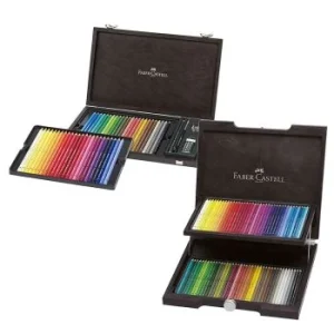CRAYONS COULEUR ALBRECHT DÜRER COFFRET EN BOIS "FABER CASTELL"
