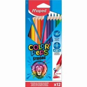 CRAYONS DE COULEUR COLORPEPS STRONG "MAPED"