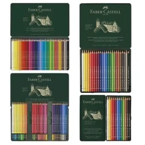 CRAYONS DE COULEUR POLYCHROMOS BOITE METALLIQUE "FABER CASTELL"