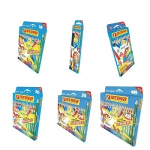CRAYONS DE COULEURS EFFAÇABLE WOW "TECHNO"