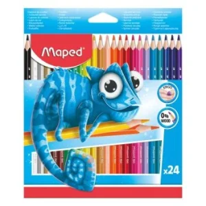 CRAYONS DE COULEURS PLAST COLOR X24 PULSE "MAPED" REF: 862254