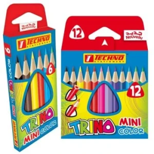 CRAYONS DE COULEURS TRINO MINI "TECHNO"