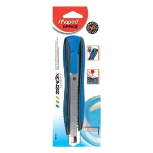 CUTTER 18MM SOUS BLISTER METALLO-PLASTIC ZENOA "MAPED" REF: 086110