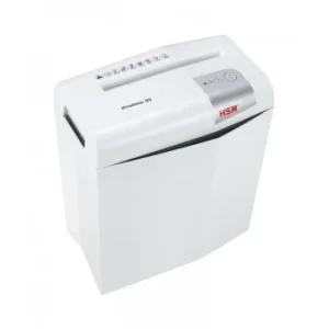 DESTRUCTEUR PAPIER SHREADSTAR S5 BLANC 12L CAPACITE 05 FEUILLES "HSM" REF: 1041121