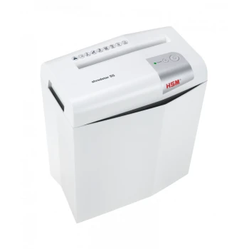 DESTRUCTEUR PAPIER SHREADSTAR S5 BLANC 12L CAPACITE 05 FEUILLES "HSM" REF: 1041121