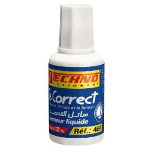 EFFACEUR LIQUIDE EN FLACON 12 ml TE-CORRECT "TECHNO" REF: 4651