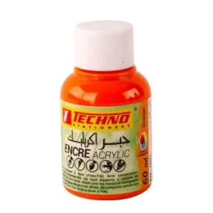 ENCRE ACRYLIC 60ml ORANGE "TECHNO" REF: 5601