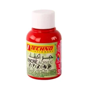 ENCRE ACRYLIC 60ml ROUGE PRIMAIRE "TECHNO" REF: 5603
