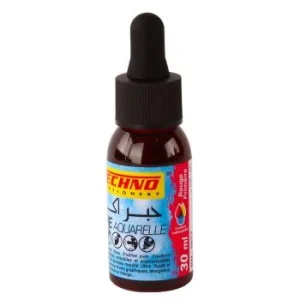 ENCRE AQUARELLE 30ml ROUGE PRIMAIRE "TECHNO" REF: 5623