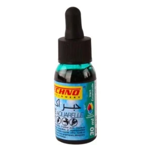 ENCRE AQUARELLE 30ml VERT EMERAUDE "TECHNO" REF: 5630