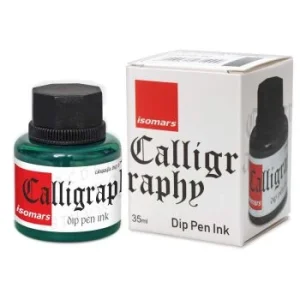ENCRE CALLIGRAPHIE VERT 35ml "ISOMARS" REF: CG35-GR