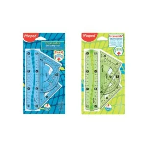 ENSEMBLE DE TRACAGE 4PCS-15cm INCASSABLE "MAPED" REF: 244069