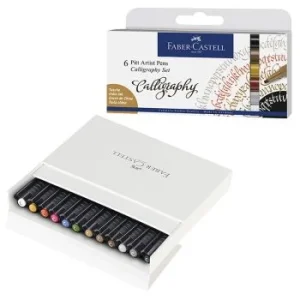 ENSEMBLE PITT ARTIST PEN CALLIGRAPHIE "FABER CASTELL"