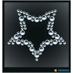 ETIQUETTES CRYSTAL ETOILE "HERMA" REF: 15370