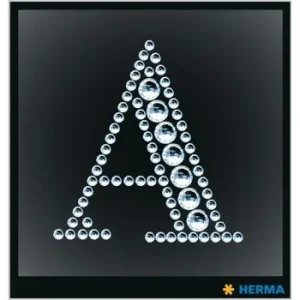 ETIQUETTES CRYSTAL LETTRE A "HERMA" REF: 15330