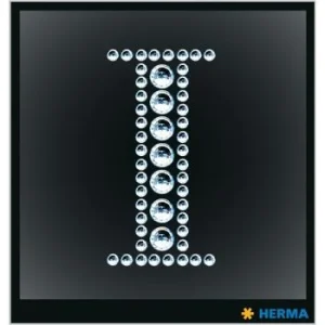 ETIQUETTES CRYSTAL LETTRE I "HERMA" REF: 15338