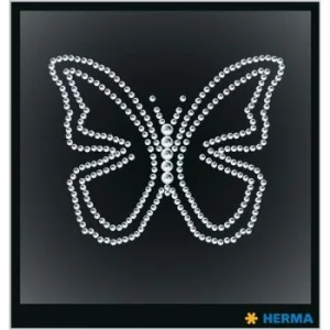 ETIQUETTES CRYSTAL PAPILLON "HERMA" REF: 15379