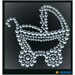 ETIQUETTES CRYSTAL POUSSETTE "HERMA" REF: 15368