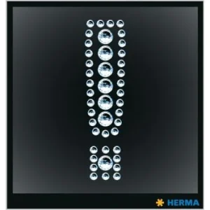 ETIQUETTES CRYSTAL SYMBOLE ! "HERMA" REF: 15367