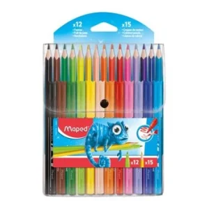 FEUTRE OCEAN X12 + CRAYON X15 H"S "MAPED" REF: 984701