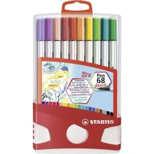 FEUTRE PINCEAU PEN 68 BRUSH COLOR PARADE DE 20 PCS "STABILO" REF: 568/20-0211