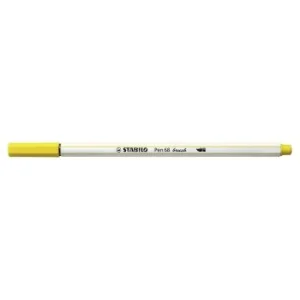 FEUTRE PINCEAU PEN 68 BRUSH JAUNE "STABILO" REF: 568/44