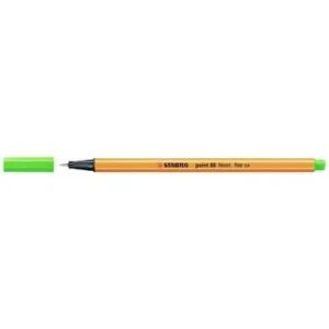 FEUTRE POINTE FINE POINT 88 VERT FLUO "STABILO" REF: 88/033