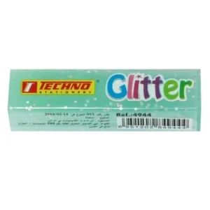GOMME GLITTER VERT "TECHNO" REF: 4944