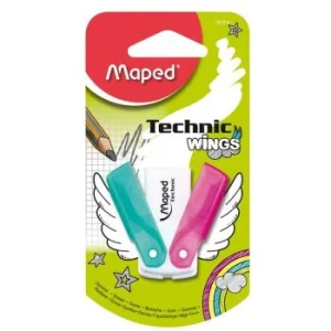 GOMME WINGS SOUS BLISTER ROSE VERT "MAPED" REF: 127310
