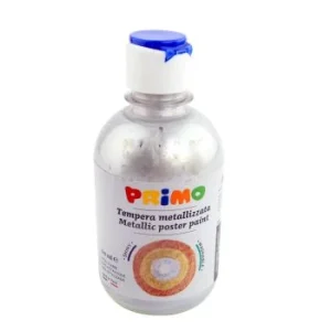 GOUACHE HAUTE QUALITE FLACON DE 300ml ARGENTEE "PRIMO" REF: 233TM300910