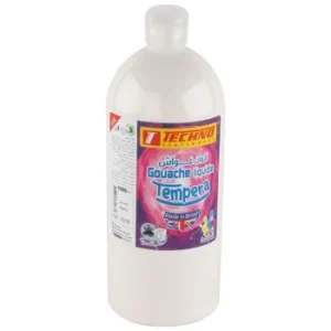 GOUACHE TEMPERA FLACON 1000 ML BLANC "TECHNO" REF: 5578