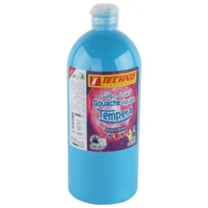 GOUACHE TEMPERA FLACON 1000 ML BLEU CIEL "TECHNO" REF: 5581