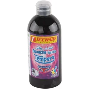 GOUACHE TEMPERA FLACON 500 ML NOIR "TECHNO" REF: 5574