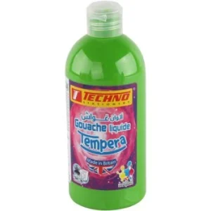 GOUACHE TEMPERA FLACON 500 ML VERT CLAIR "TECHNO" REF: 5570