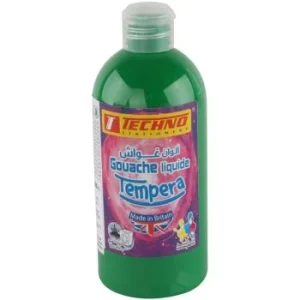 GOUACHE TEMPERA FLACON 500 ML VERT FONCE "TECHNO" REF: 5571