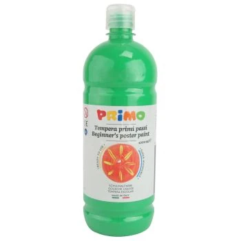 GOUACHE TEMPERA LIQUIDE FLACON DE 1000ML VERT BRILLANT "PRIMO" REF: 204BR1000610