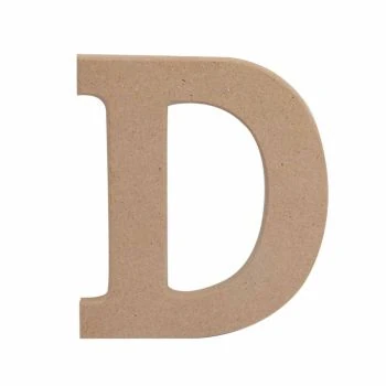 LETTRE " D " EN BOIS "TECHNO" REF: 6373