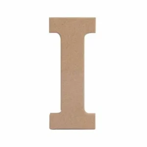 LETTRE " I " EN BOIS "TECHNO" REF: 6378
