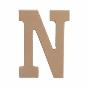 LETTRE " N " EN BOIS "TECHNO" REF: 6383