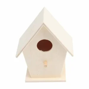 MAISON D'OISEAU EN BOIS 7x 6.5x 13.5CM "TECHNO" REF: 6331