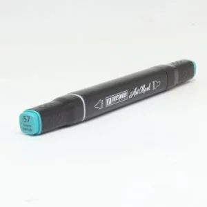 MARQUEUR DOUBLE TETE TURQUOISE GREEN LIGHT SQUARE ARTMARK "TECHNO" REF: 6082