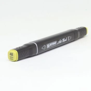 MARQUEUR DOUBLE TETE YELLOW GREEN SQUARE ARTMARK "TECHNO" REF: 6073
