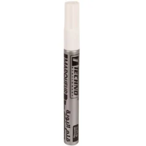 MARQUEUR PERMANENT POUR TOUTES SURFACES BLANC "TECHNO" REF: 4518