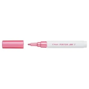 MARQUEUR PINTOR POINTE FINE ROSE METALLIQUE "PILOT" REF: SW-PT-F-MP
