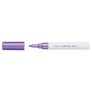 MARQUEUR PINTOR POINTE FINE VIOLET METALLIQUE "PILOT" REF: SW-PT-F-MV