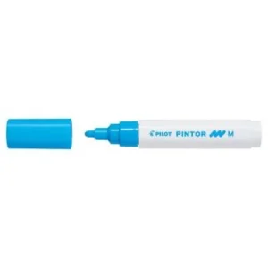 MARQUEUR PINTOR POINTE MOYENNE BLEU TURQUOISE "PILOT" REF: SW-PT-M-LB