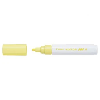 MARQUEUR PINTOR POINTE MOYENNE JAUNE PASTEL "PILOT" REF: SW-PT-M-PY